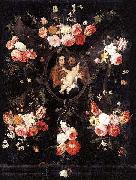 Jan Van Kessel Holy Family oil painting reproduction